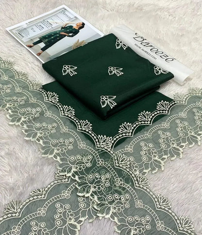 Women 3 Piece Lawn Embroidery
